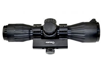 Image of Sniper 6X32mm Rifle Scope, RG Dual Illumination Mil Dot w/ Carry Handle Ring / Picatinny Adapter, Black LT6x32LR
