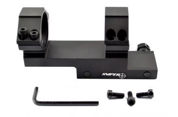 Image of Sniper Cantilever Rifle Scope Rings w/ Integral Mount, Black, 30mm Diameter PT-30EX43