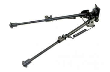 Image of Sniper Compact Precision Bipod w/ Spring Loaded Legs, Black, Adjustable Height 8 - 12.5 in BP08