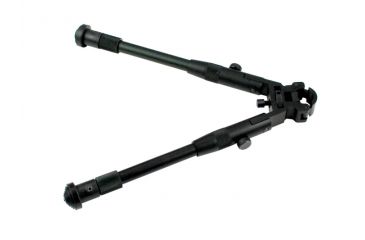 Image of Sniper Tactical High Profile Folding / Height Adjustable Picatinny/Weaver Bipod, Black BP06