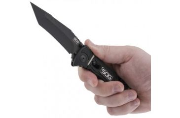 Image of SOG TF104CP TRIDENT ELITE TANTO BLK