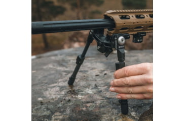 Image of Spartan Precision Equipment Spartan Valhalla Bipod, M-Lok Adapter, Black, SP01-10-R-BLK