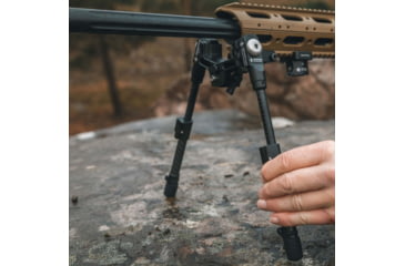 Image of Spartan Precision Equipment Spartan Valhalla Bipod, M-Lok Adapter, Black, SP01-10-R-BLK