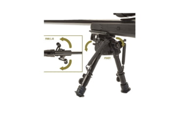 Image of SPORT RIDGE TACTICAL DUTY STUD 6IN-9IN MATTE BLK, T9511C