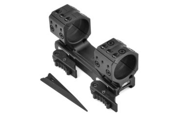 Image of Spuhr 34mm H34mm 0MIL/0MOA Quick Detachable Rifle Scope Mount, Black, QDP-4006