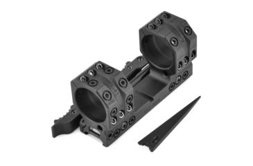 Image of Spuhr 34mm H34mm 0MIL/0MOA Quick Detachable Rifle Scope Mount, Black, QDP-4006