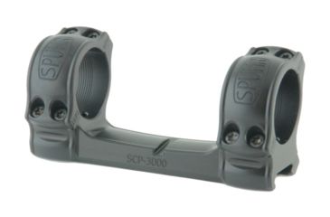 Image of Spuhr Picatinny Aesthetic Mount w/Classic Rings, 0 MOA, Dia 30mm, H 1in, Black 7340150712143