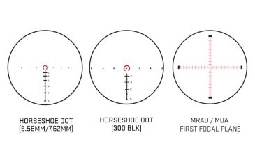 Image of Tango4 1-4x24 MRAD/MOA Reticle
