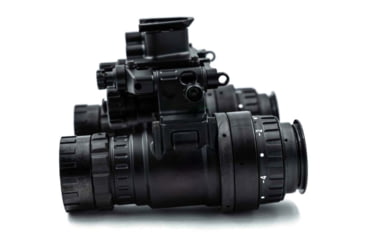 Image of Steele Industries Nighthawk-MG 1x Night Vision Manual Gain with Elbit Milspec White Phosphor Image Intensifiers, Black, NVB-NTMG-EW-BLK