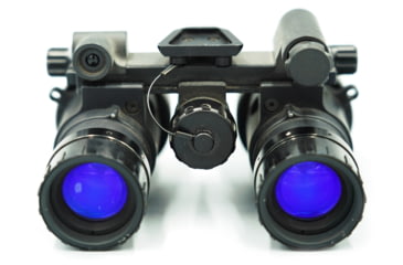 Image of Steele Industries RNVG Ruggedized Night Vision Goggle, LEMO L3 20UA Unfilmed White Phosphor, Anodized Matte Black, RNVG-B-123-AP-L3-20UA-WP