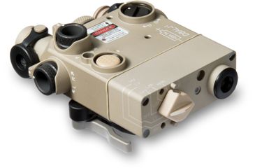 Image of Steiner DBAL-I2 Dual Beam Aiming Laser Device, w/ Visible Laser and Class I IR Laser Pointer, Green Laser/ IR Pointer, Desert Tan, 9006