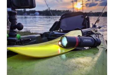 Image of STKR Concepts BAMFF 4.0XL- 400 Lumens Dual LED Flashlight, Black/ Red, 00156