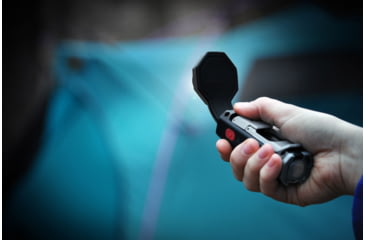 Image of STKR Concepts FLEXIT 4.0 1x 18650 Lithium Rechargeable 1x CREE LED Pocket Light, 400 Lumens, Black/Grey, 00168