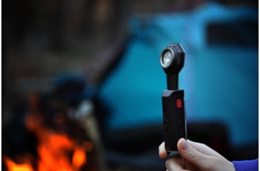 Image of STKR Concepts FLEXIT 6.5 1x 18650 Lithium Rechargeable 1x CREE LED Pocket Light, 650 Lumens, Black/Grey, 00385