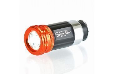 Image of Stone River Gear Auto-Truck Rechargeable LED Flashlight, Black-Orange, 2 SRG2TAC