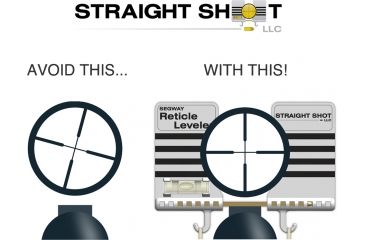 Image of Straight Shot Segway Reticle Leveler Tactical, Black Tactical