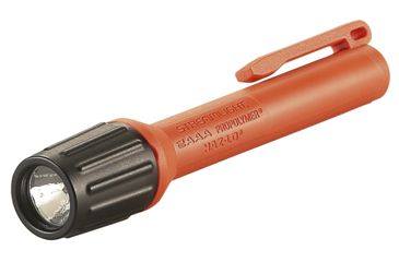Image of Streamlight 2Aaa Propolymer Haz-Lo Flashlight, Atex Rated, 60 Lumen White Led, 2 X Aaa Battery, Box, Orange, 66507