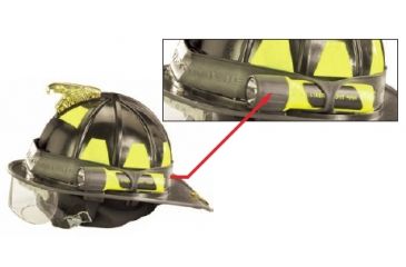 Image of Rubber flashlight strap for helmets (included)