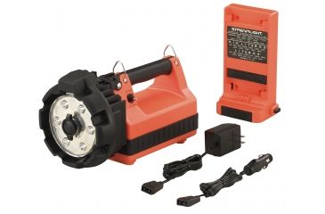 Image of Streamlight E-Flood LiteBox HL Standard System, 120V AC/12V DC, shoulder strap &amp; mounting rack-Orange 45661