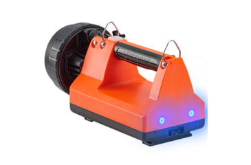 Image of Streamlight E-Spot FireBox 1,500 Lumen Rechargeable Lantern with Blue Taillight LEDs, without Charger, Orange, 45882