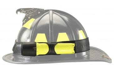 Image of Streamlight Helmet Lighting Kit, Yellow - Div 2 3AA Lux, White LED, Batteries, Black Jack Mount, Helmet band