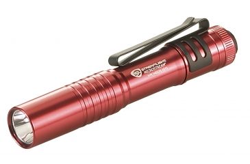 Image of Streamlight MicroStream 45 Lumen Flashlight w/Alkaline Battery, Red, 66323