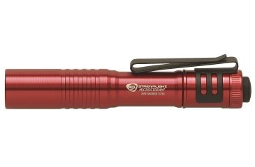 Image of Streamlight MicroStream 45 Lumen Flashlight w/Alkaline Battery, Red, 66323