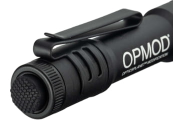 Image of Streamlight OPMOD MicroStream Personal LED Flashlight, Ultra-Compact USB Rechargeable, 250/50 Lumens, Black, 66604OPMOD
