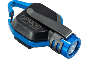 Image of Streamlight OPMOD Pocket Mate Ultra-Compact LED Flashlight, Lithium Ion, White, 325 Lumens, Blue, 73302OPMOD