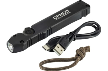 Image of Streamlight OPMOD Wedge LED Flashlight, Lithium Ion, 300 Lumens, Black, 88810OPMOD