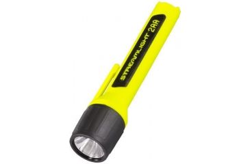 Image of Streamlight 2AA Propolymer Yellow Flashlight w/ alkaline batteries 67002 / 67201