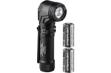 Image of Streamlight ProTac 90X 2x CR123A LED Right Angle Multi-Fuel Tactical Flashlight, 1000 Lumens, Black, 88094