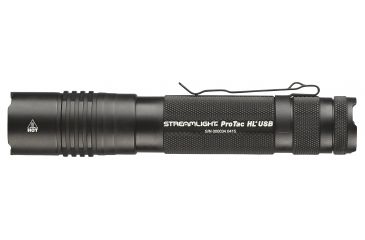 Image of Streamlight ProTac HL USB Rechargeable Tactical Flashlight - 850 Lumens, Black 88052
