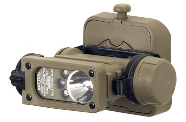 Image of Streamlight Sidewinder Compact II Aviation Model White C4 LED,Green, Blue, IR LEDs. Includes NVG mount , works with HGU-84 rotary wing aircrew helmet and one AA alkaline battery. Boxed. 14533