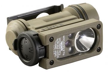 Image of Streamlight Sidewinder Compact III Military Model CR123A 275 Lumens LED Flashlight w/ Helmet Mount, Coyote, 14510