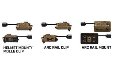 Image of Streamlight Sidewinder Stalk W/helmet Clip &amp; E-mount