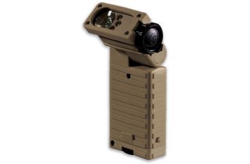 Image of Streamlight Sidewinder Tactical Flashlight, Coyote Tan - C4 White, Red, Blue, IR LEDs 14032 Boxed package