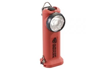 Image of Streamlight Survivor Right-Angle Atex Alkaline Firefiter's Torch, 230V AC/12V DC cords ATEX/IECEX, Orange, 90562