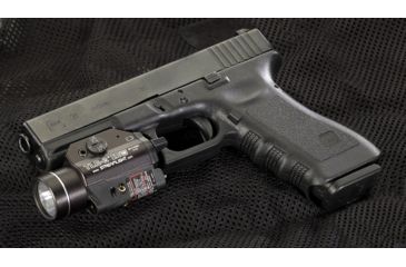 Image of Streamlight TLR-2 IRW Visible White LED and Class I IR Laser w/ Rail Locating Keys For Glock, CR123A, White, 300 Lumens, Black, 69165