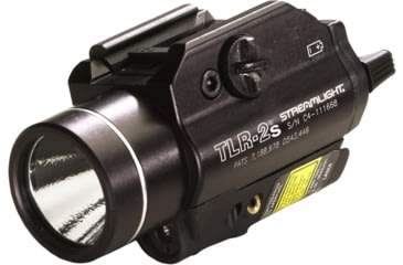 Image of Streamlight TLR-2 S CR123A 300 Lumens LED Tactical Weapon Flashlight w/ Laser Sight, Strobe Function, Black, 69230