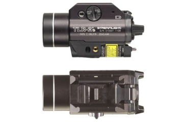 Image of Streamlight TLR-2 S CR123A 300 Lumens LED Tactical Weapon Flashlight w/ Laser Sight, Strobe Function, Black, 69230