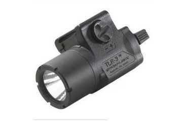 Image of Streamlight TLR-3 Compact Rail Mounted Tactical Light, CR2, Springfield/ Glock, White, 125 Lumens, Black, 69220