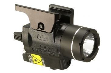 Image of Streamlight TLR-4 Rail Mounted Laser Sight and Flashlight, CR2 Lithium, Red, 170 Lumens, Black, 69241