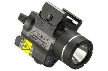 Image of Streamlight TLR-4G Compact Tactical Light, CR2 Lithium Battery, Heckler &amp; Koch USP, Green, 160 Lumens, Black, 69247