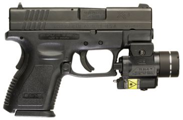 Image of Streamlight TLR-4G Compact Tactical Light, CR2 Lithium Battery, Heckler &amp; Koch USP, Green, 160 Lumens, Black, 69247
