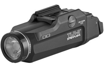 Image of Streamlight TLR-9 Flex LED Weapon Light, Ambi Rear Switch Options, CR123A, White, 1000 Lumens, Black, 69464