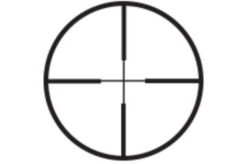 Image of Sun Optics 1in Rimfire Scope-Duplex Ret-w/covers-w/.22 Rings, Matte Black, 1in, CS22-3940