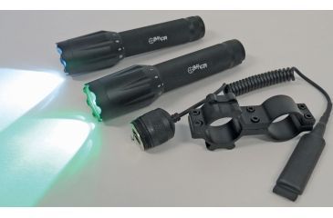 Image of Sun Optics 3W Led 250 Lumens Flashlight Green/12 Stage w/Strobe CFG-12