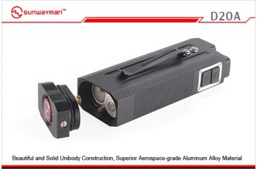 Image of Sunwayman D20A Gemini Dual LED Flashlight with 258 Lumens SUNWAYMAN-D20A-R5