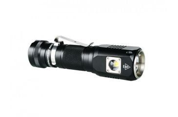 Image of Sunwayman C22C Dual LED Flashlight - 1000 Lumens - CREE XM-L2 &amp; CREE XP-G2 (R5) LED - Runs 2x CR123A or 1x 18650 Batteries, Black SUNWAYMAN-C22C-XML2-U2